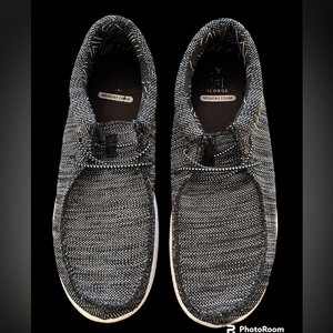 George Men's‎ Memory Foam Gray Black Lightweight Knit Slip-On Casual Shoe…